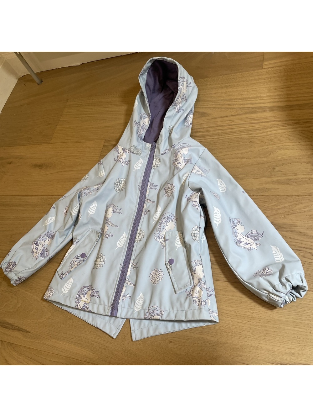 Arctic Squad (Disney Frozen II) Kids' Light blue Windbreaker Jacket – Size 4T/4